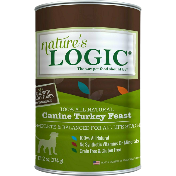 Nature s Logic Canine Turkey Feast Grain-Free Canned Dog Food, 13.2-oz For Discount