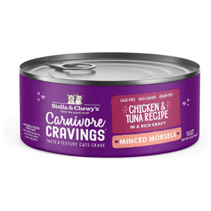 Stella & Chewy s Carnivore Cravings Cage-Free Chicken & Wild-Caught Tuna Flavored Minced Wet Cat Food Online Sale