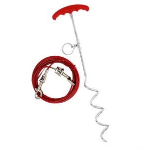 Boss Pet 20  Large Tie-Out & Spiral Stake Combo For Cheap