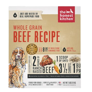 The Honest Kitchen Whole Grain Beef Recipe Dehydrated Dog Food Online