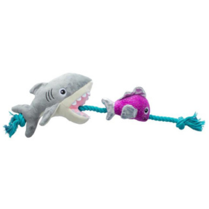 Pet Shop by Fringe Studio Shark Bait Plush Dog Toy Online Sale