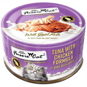 Fussie Cat Premium Tuna with Chicken in Goats Milk Wet Cat Food, 2.47-oz Online