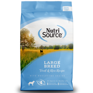 NutriSource Large Breed Trout & Rice Formula Dry Dog Food For Sale