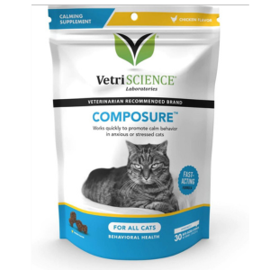 VetriScience Composure Calming Supplement For Cats 30 Ct Online Sale