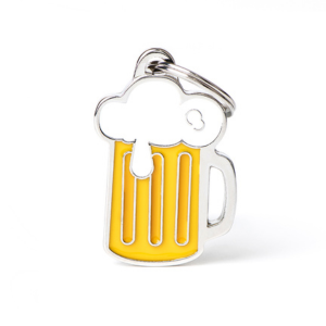 MyFamily Food Collection Beer Pet ID Tag Hot on Sale