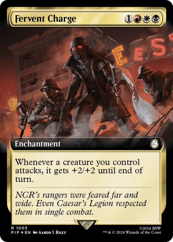 Fervent Charge (Extended Art) (Surge Foil) [Fallout] Supply