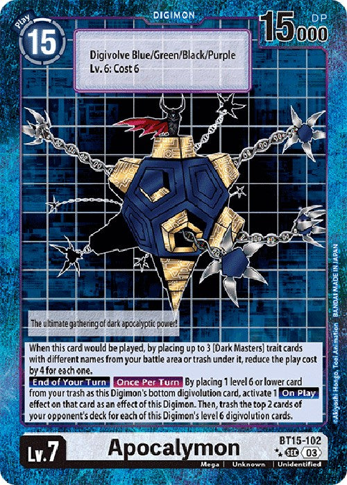 Apocalymon [BT15-102] (Special Edition Alternate Art) [Exceed Apocalypse] Sale