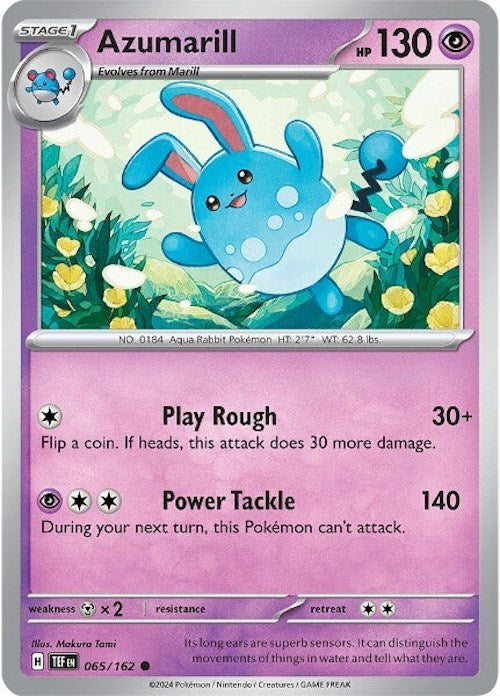 Azumarill (065 162) [Scarlet & Violet: Temporal Forces] Supply