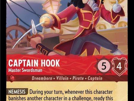 Captain Hook - Master Swordsman (105 204) [Into the Inklands] For Sale