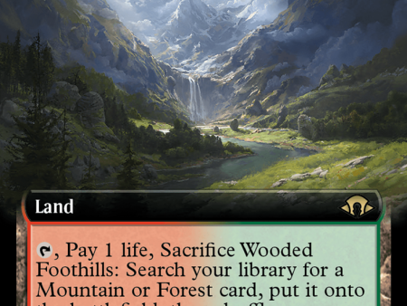 Wooded Foothills (Extended Art) [Modern Horizons 3] on Sale