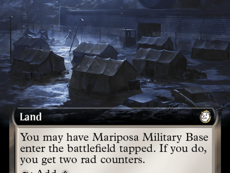 Mariposa Military Base (Extended Art) (Surge Foil) [Fallout] Online Sale