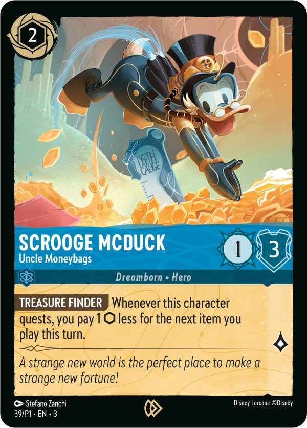 Scrooge McDuck - Uncle Moneybags (39) [Promo Cards] Online