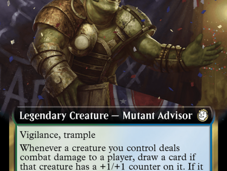 Marcus, Mutant Mayor (Extended Art) (Surge Foil) [Fallout] Supply