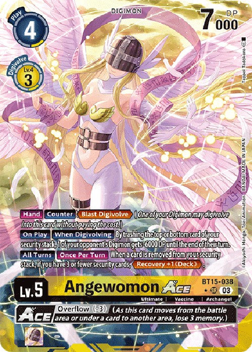 Angewomon Ace [BT15-038] (Alternate Art) [Exceed Apocalypse] on Sale