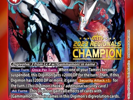 Canoweissmon [BT10-011] (2023 Regionals Champion) [Xros Encounter Promos] Online