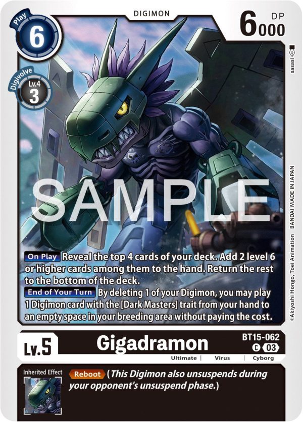 Gigadramon [BT15-062] [Exceed Apocalypse] Fashion