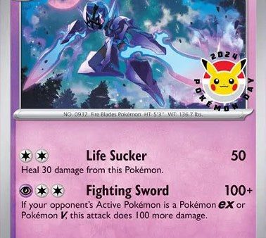 Ceruledge (040 091) (Pokemon Day 2024)(Cosmos Holo) [Scarlet & Violet: Black Star Promos] Hot on Sale