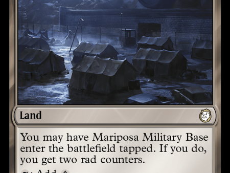 Mariposa Military Base (Surge Foil) [Fallout] For Discount