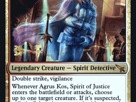 Agrus Kos, Spirit of Justice [Murders at Karlov Manor Prerelease Promos] Discount