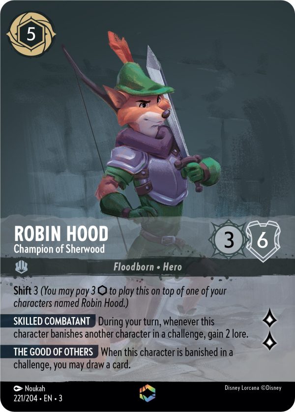 Robin Hood - Champion of Sherwood (Alternate Art) (221 204) [Into the Inklands] Discount