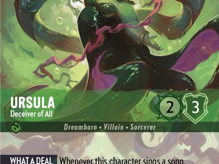 Ursula - Deceiver of All (Alternate Art) (212 204) [Into the Inklands] Online now