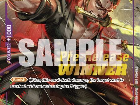 Roronoa Zoro (OP-06 Pre-Release Tournament) [Winner] [One Piece Promotion Cards] Cheap