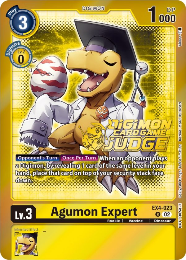 Agumon Expert [EX4-023] (Judge Pack 4) [Alternative Being Booster Promos] Sale