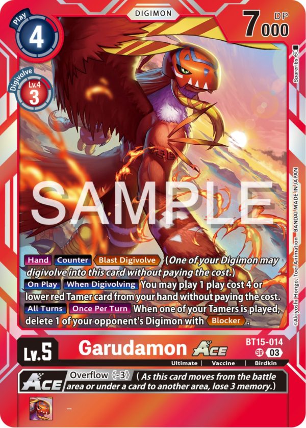 Garudamon Ace [BT15-014] [Exceed Apocalypse] For Discount