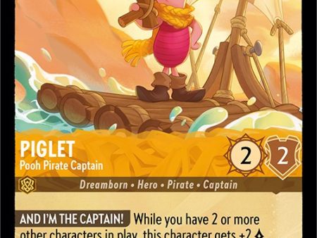 Piglet - Pooh Pirate Captain (16 204) [Into the Inklands] For Discount