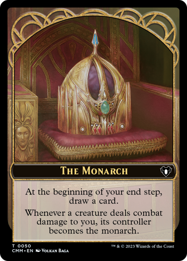 The Monarch    Cat (0005) Double-Sided Token [Commander Masters Tokens] Online Sale