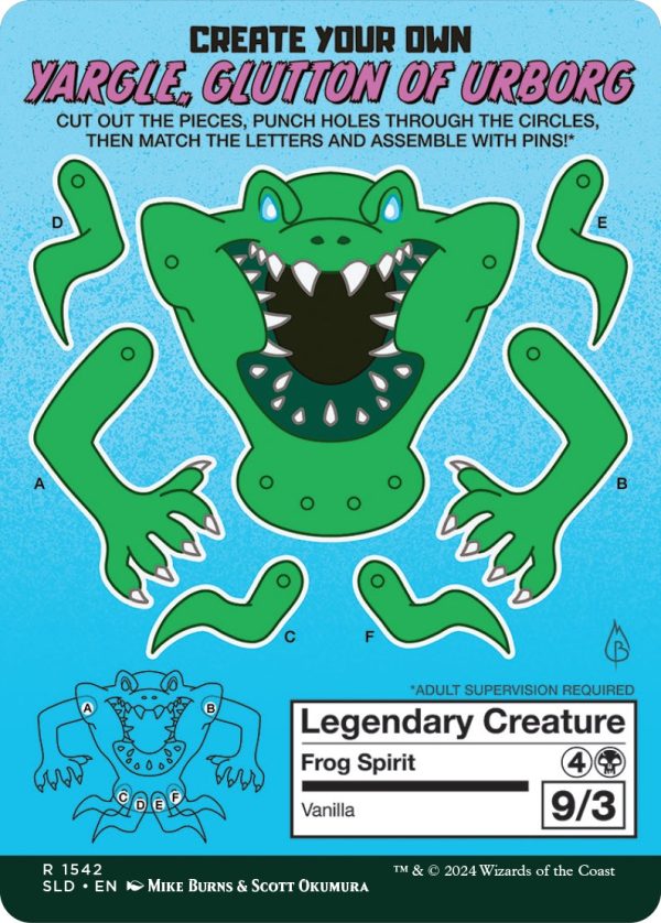 Yargle, Glutton of Urborg [Secret Lair Drop Series] Hot on Sale