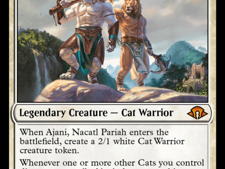 Ajani, Nacatl Pariah    Ajani, Nacatl Avenger [Modern Horizons 3] Hot on Sale