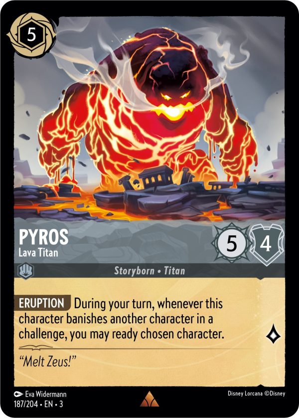 Pyros - Lava Titan (187 204) [Into the Inklands] Online Sale