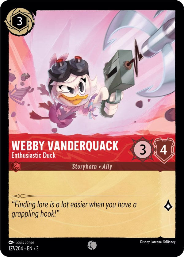 Webby Vanderquack - Enthusiastic Duck (127 204) [Into the Inklands] Discount