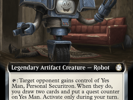 Yes Man, Personal Securitron (Extended Art) (Surge Foil) [Fallout] Online Hot Sale