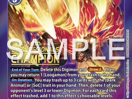 Helloogarmon [BT14-078] (2024 Regionals Champion) [Blast Ace Promos] Hot on Sale