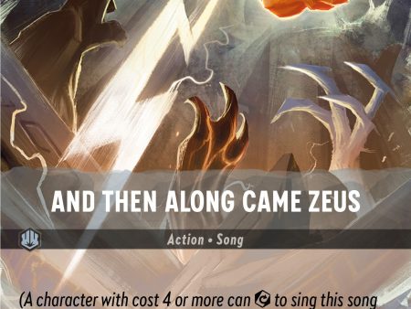 And Then Along Came Zeus (Alternate Art) (222 204) [Into the Inklands] Hot on Sale