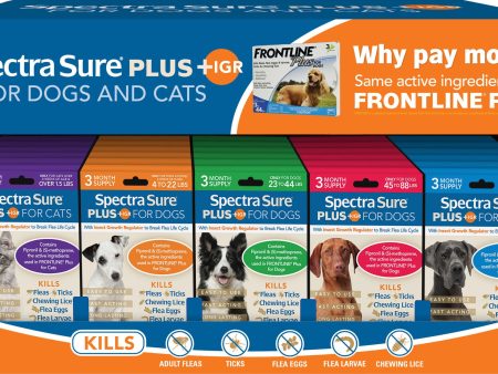 Durvet - Flea And Tick  D - Spectra Sure + Igr Counter Display For Cheap