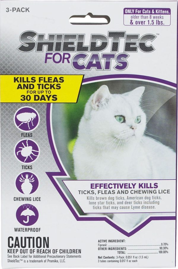 Durvet - Flea And Tick  D - Shieldtec For Cats Online Sale