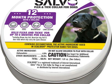 Durvet - Flea And Tick  D - Salvo Flea And Tick Collar For Dogs 2-pack Hot on Sale