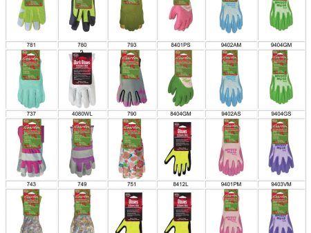 Boss Manufacturing      P - Garden Glove Assortment Display Online