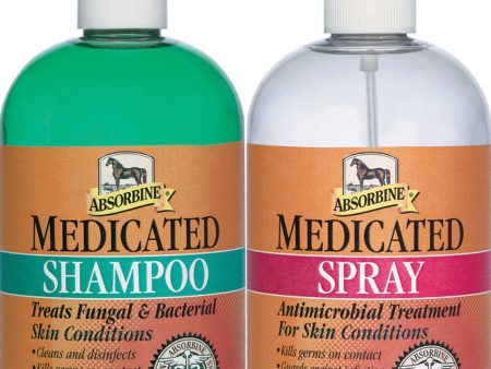 W F Young Inc - Absorbine Medicated Shampoo & Spray Twin Pack on Sale